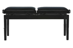 GEWA Klavierbank Deluxe Doppel - Black hochglanz