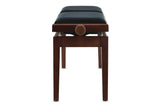 GEWA Piano bench Deluxe Double - Walnut matt
