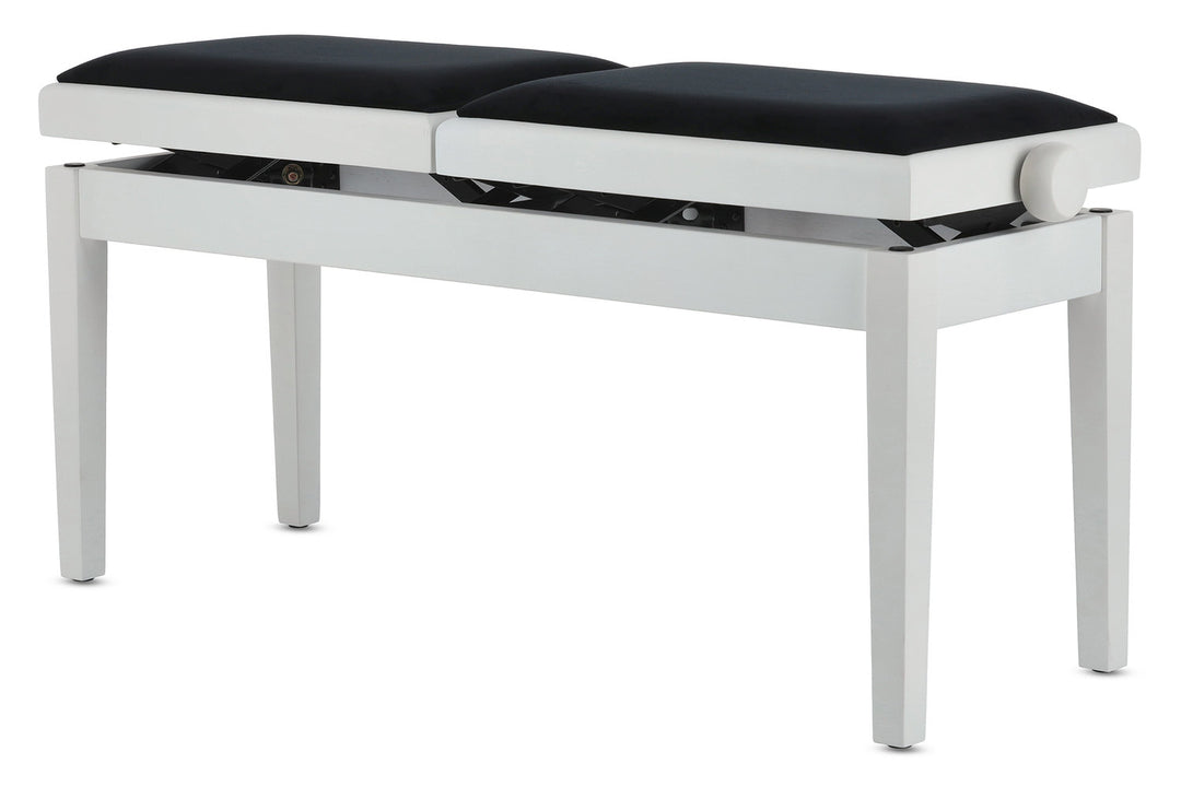 GEWA Klavierbank Deluxe Doppel - White matt