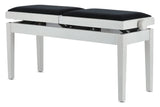GEWA Klavierbank Deluxe Doppel - White matt