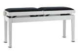 GEWA Klavierbank Deluxe Doppel - White matt