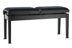 GEWA Klavierbank Deluxe Doppel - Black matt