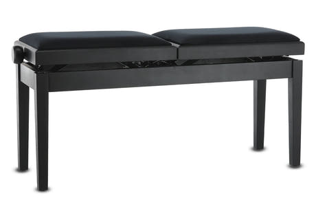 GEWA Klavierbank Deluxe Doppel - Black matt