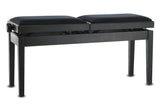 GEWA Klavierbank Deluxe Doppel - Black matt