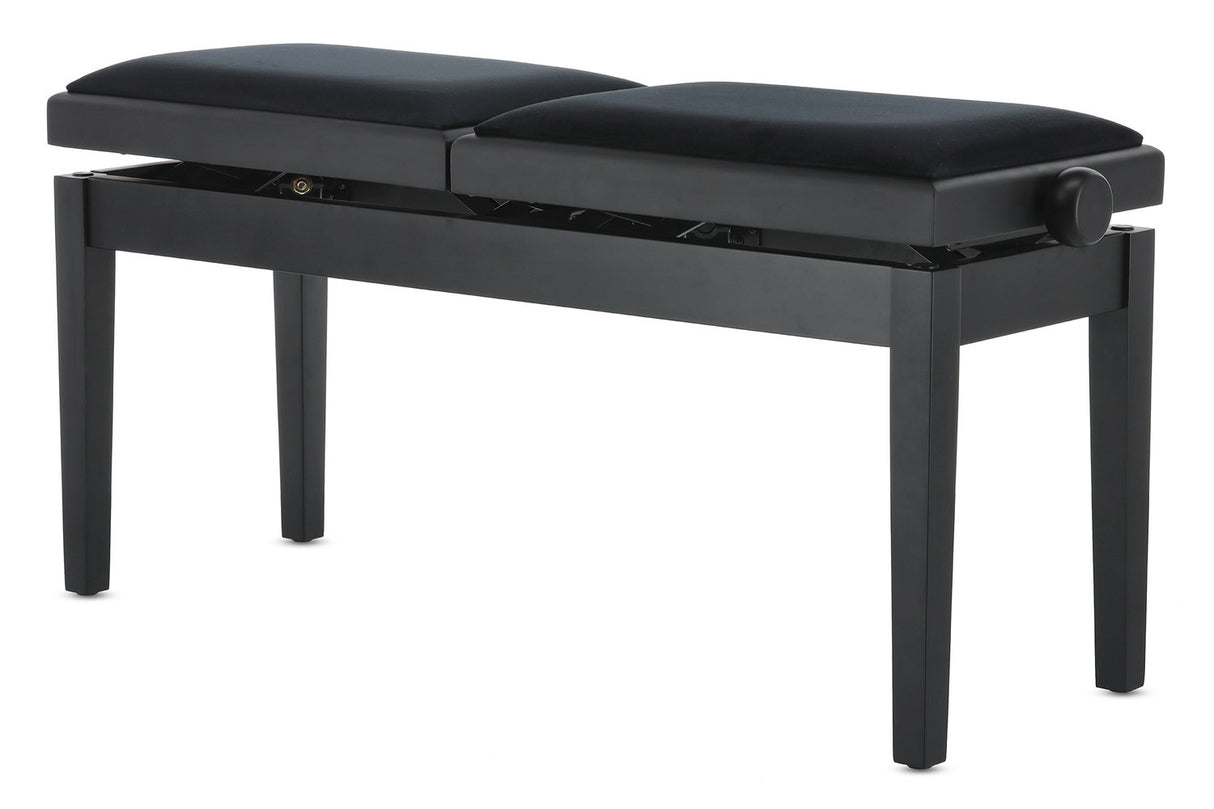 GEWA Klavierbank Deluxe Doppel - Black matt