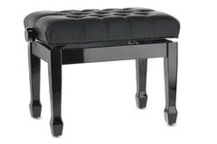 GEWA Klavierbank Deluxe XL Black hochglanz - Black cover