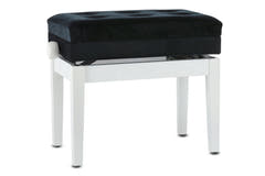 GEWA Klavierbank Deluxe Fach - White matt