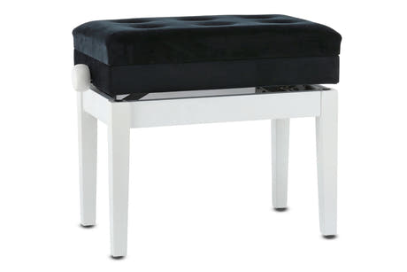 GEWA Klavierbank Deluxe Fach - White matt
