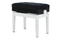 GEWA Klavierbank Deluxe Fach - White matt