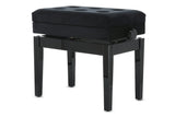 GEWA Klavierbank Deluxe Fach - Black hochglanz