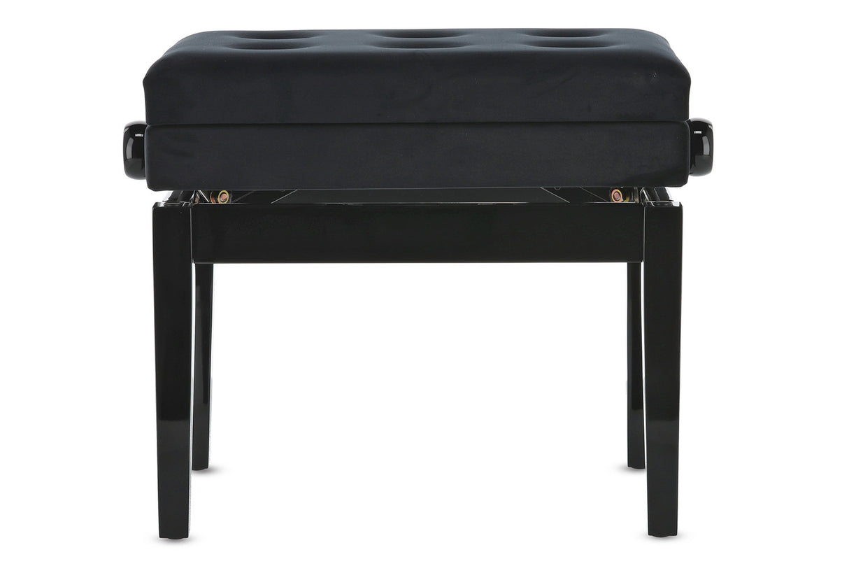 GEWA Klavierbank Deluxe Fach - Black hochglanz