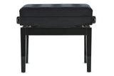 GEWA Klavierbank Deluxe Fach - Black hochglanz