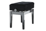 GEWA Klavierbank Deluxe Fach - Black hochglanz