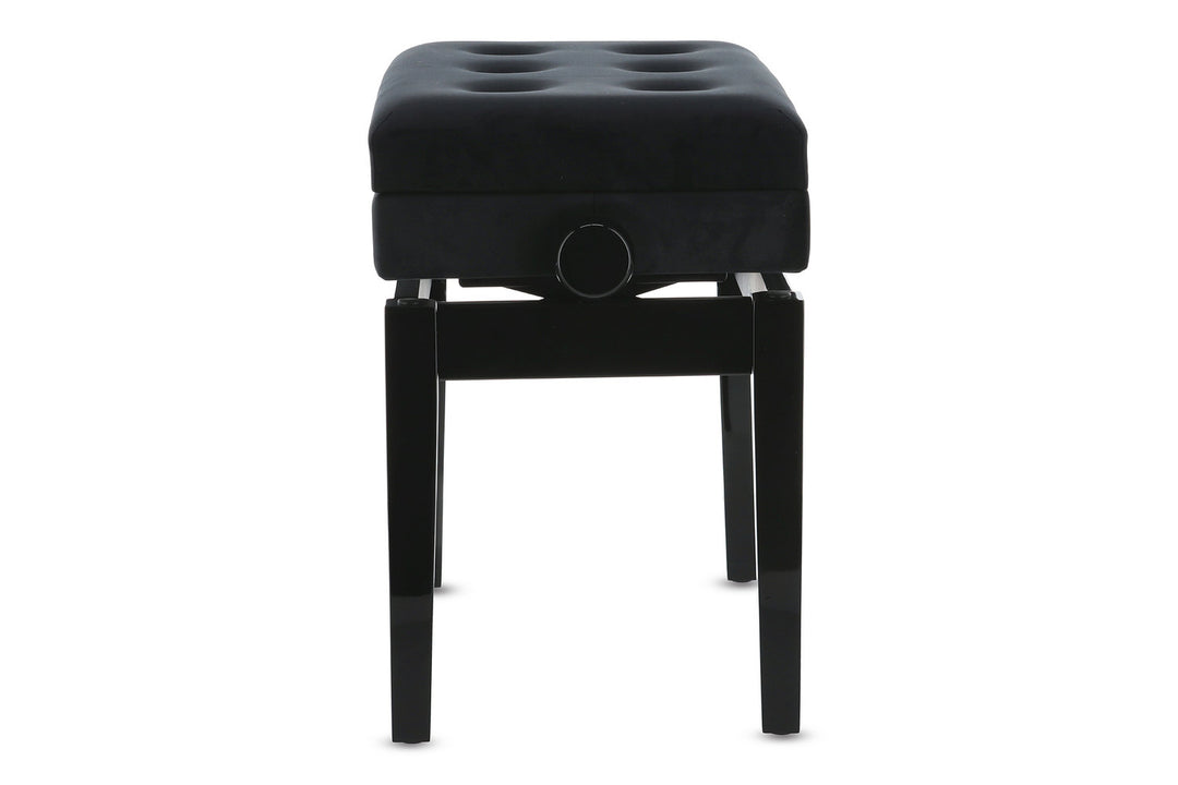 GEWA Klavierbank Deluxe Fach - Black hochglanz