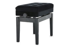GEWA Klavierbank Deluxe Fach - Black matt
