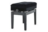 GEWA Klavierbank Deluxe Fach - Black matt