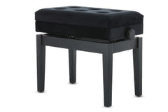 GEWA Klavierbank Deluxe Fach - Black matt