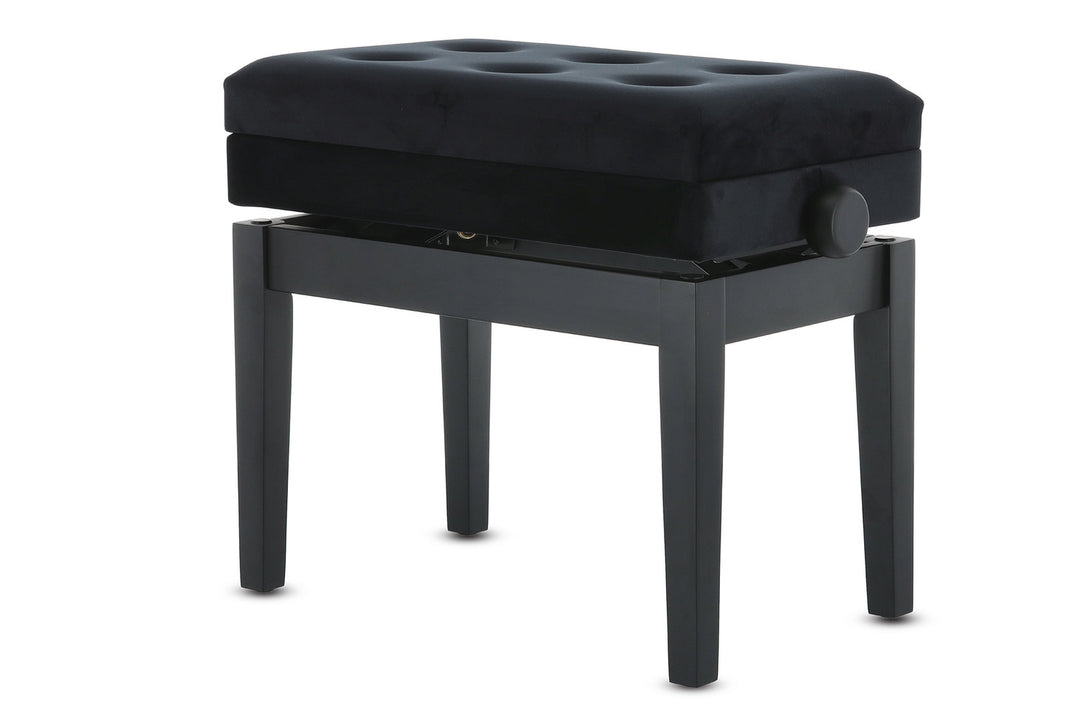 GEWA Klavierbank Deluxe Fach - Black matt