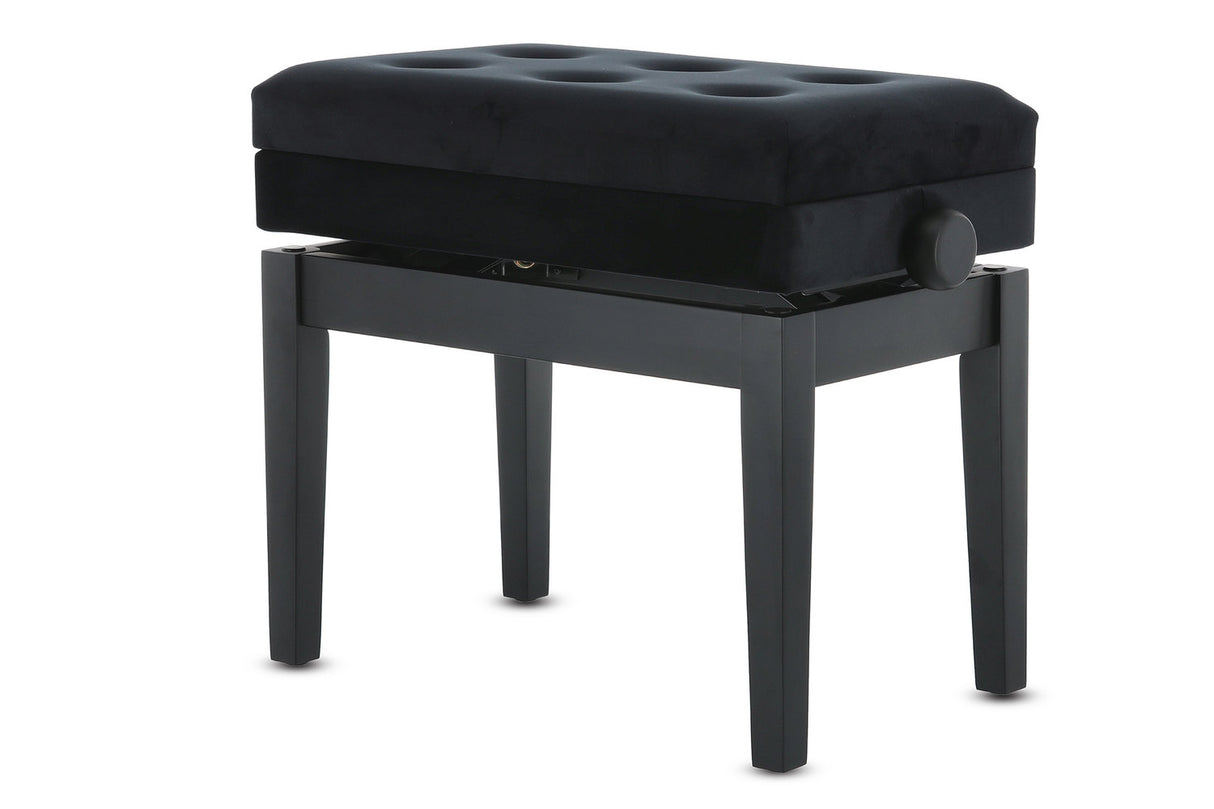 GEWA Klavierbank Deluxe Fach - Black matt