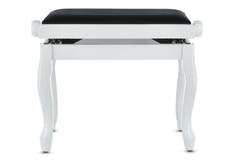 GEWA Klavierbank Deluxe Classic - White hochglanz