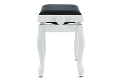 GEWA Klavierbank Deluxe Classic - White hochglanz