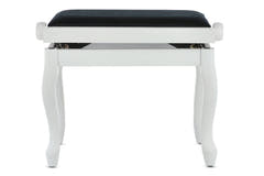 GEWA Klavierbank Deluxe Classic - White matt