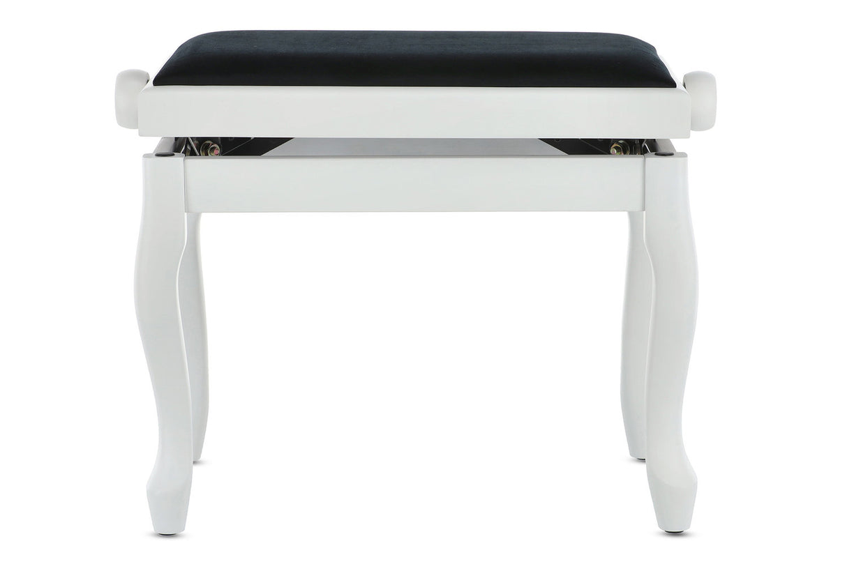 GEWA Piano bench Deluxe Classic - White matt