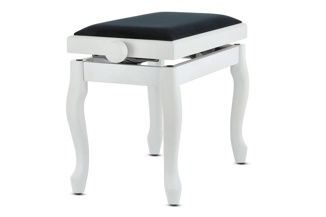 GEWA Klavierbank Deluxe Classic - White matt