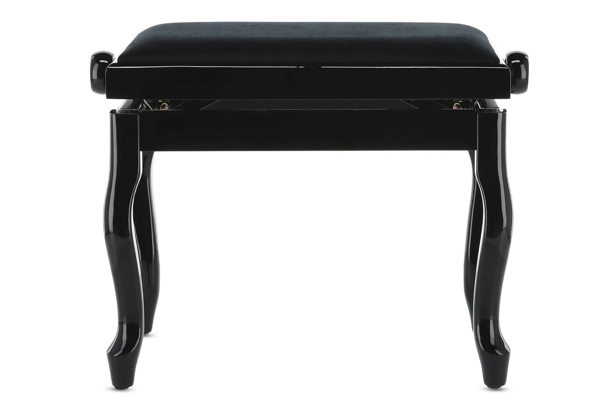 GEWA Piano bench Deluxe Classic - Black highgloss