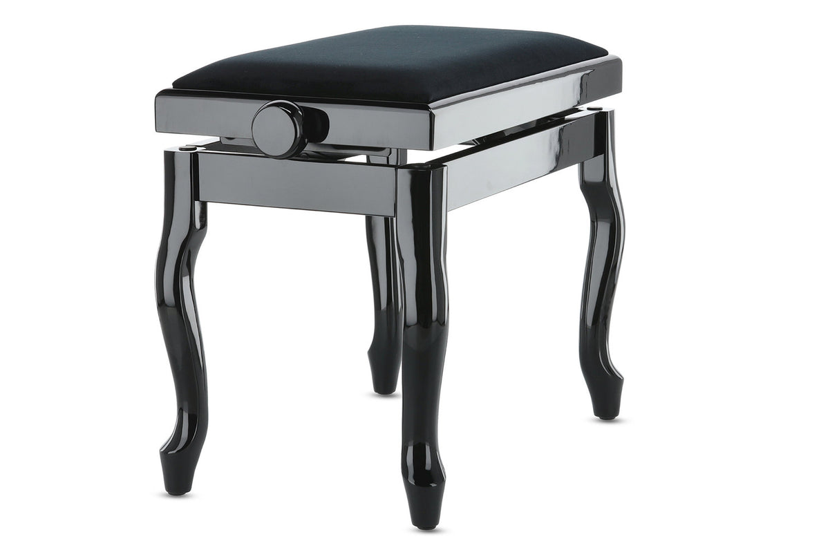 GEWA Piano bench Deluxe Classic - Black highgloss