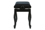 GEWA Piano bench Deluxe Classic - Black highgloss