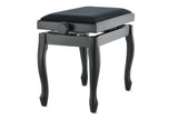 GEWA Piano bench Deluxe Classic - Black matt