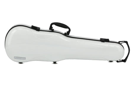 GEWA Formgeformte Geigen cases Air 1.7 - White hochglanz (mit Seitenhandgriff)