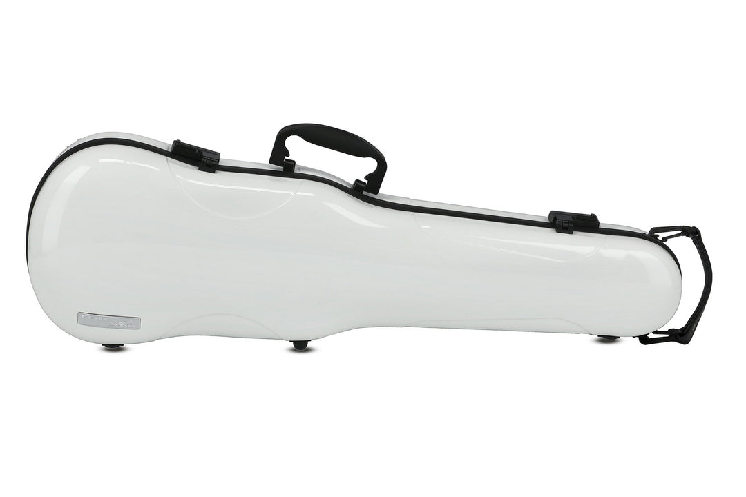 GEWA Formgeformte Geigen cases Air 1.7 - White hochglanz (mit Seitenhandgriff)