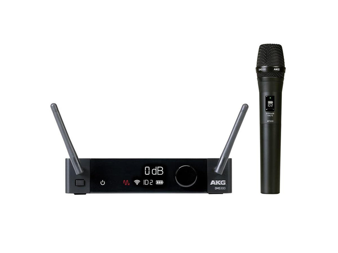 AKG DMS300 Drahtloses Vokalsystem 2,4 GHz | 8 Kanäle | Digital 24-bit/48 kHz
