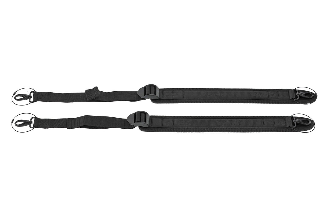 GEWA Geigen case Air 2.1 - Rucksackgurte, 2 Stück (Black Karabiner 56-96 cm)