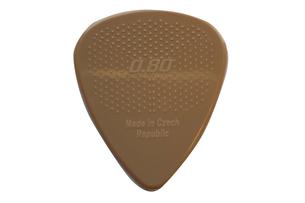 D-Grip Janicek Standard 351 Plektren, 0,80 mm, Milchkaffee, 12 Stück