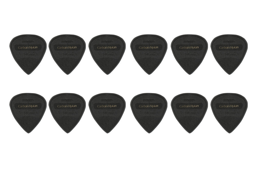 Pick Boy Carbon Nylon Plektren, Edge, 1,14 mm strong, 12 Stück
