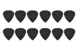 Pick Boy Carbon Nylon Plektren, Edge, 1,14 mm strong, 12 Stück