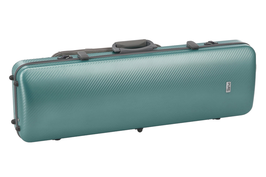 PURE GEWA Geigen case Polycarbonat FUN - 4/4 - 1/2 (Grün / Black)