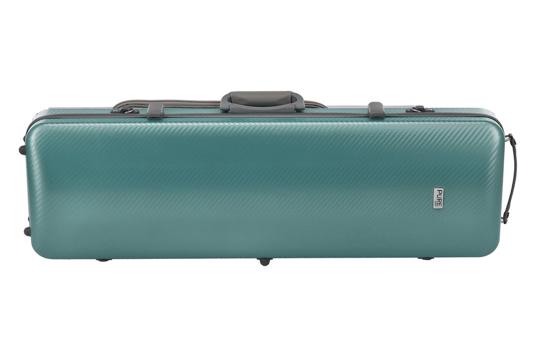 PURE GEWA Geigen case Polycarbonat FUN - 4/4 - 1/2 (Grün / Black)
