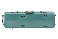 PURE GEWA Geigen case Polycarbonat FUN - 4/4 - 1/2 (Grün / Black)
