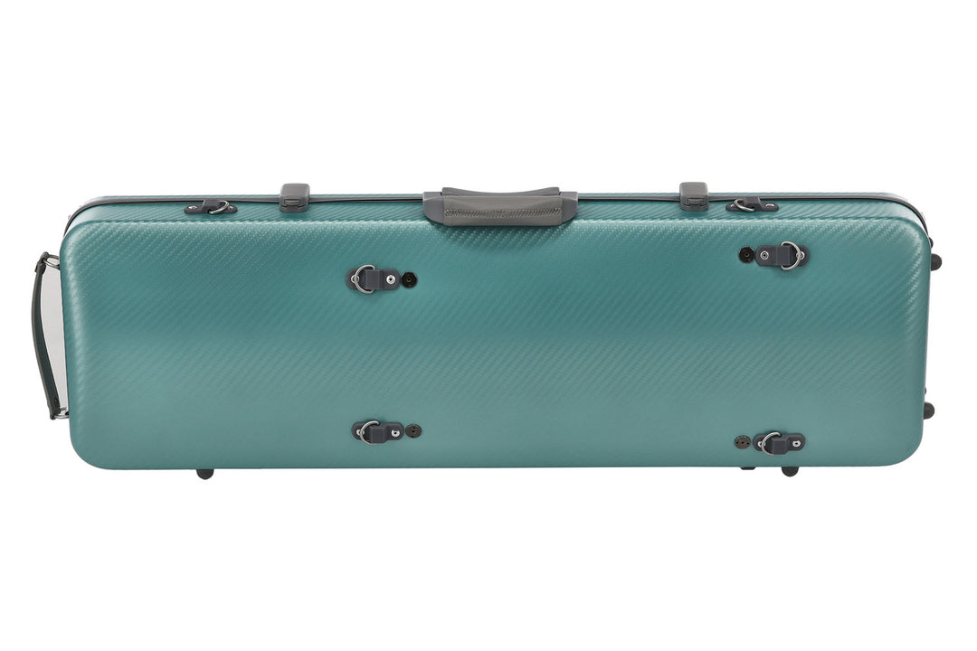PURE GEWA Geigen case Polycarbonat FUN - 4/4 - 1/2 (Grün / Black)