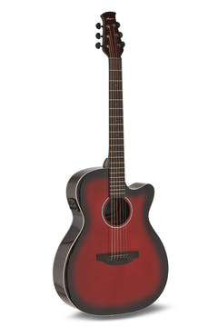 Applause E-Akustik Gitarren Jump OM Electro Cut Gloss - Cherry Burst (AEO-69-CB)