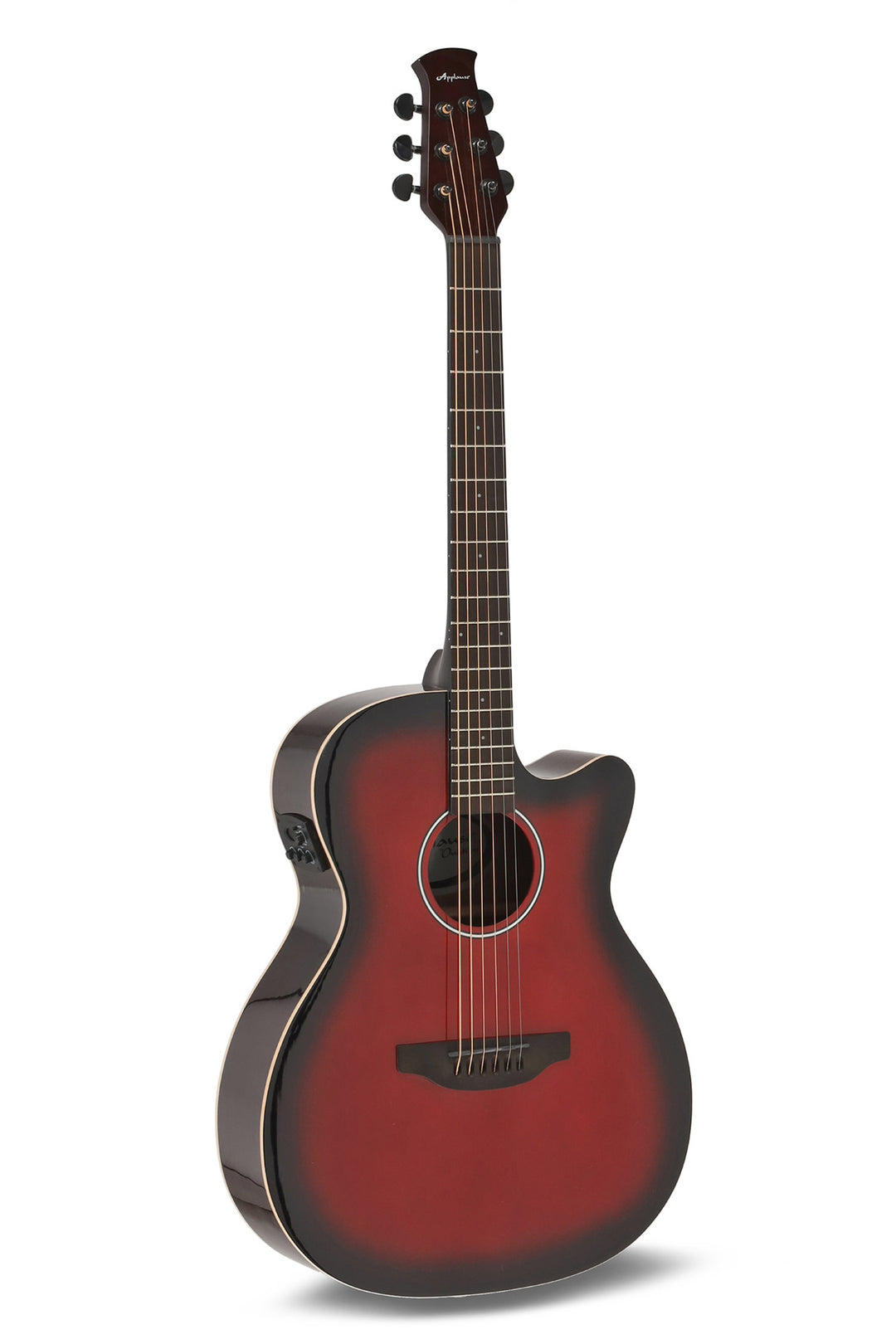 Applause E-Akustik Gitarren Jump OM Electro Cut Gloss - Cherry Burst (AEO-69-CB)