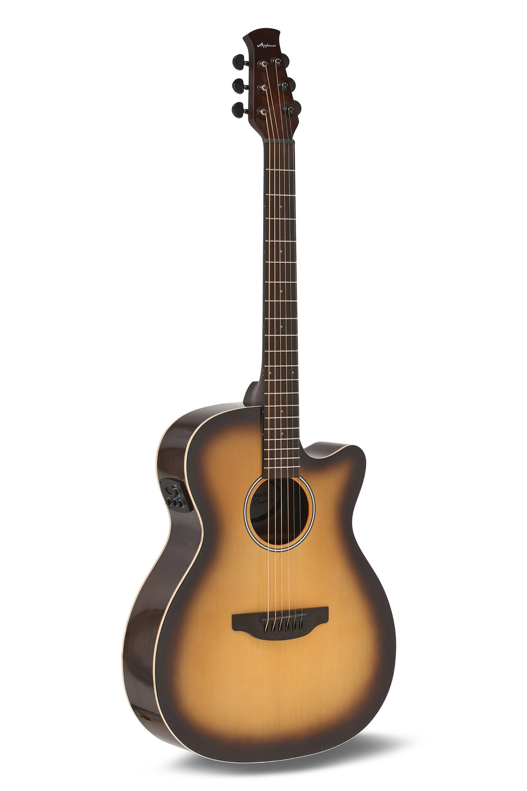Applause E-Akustik Gitarren Jump OM Electro Cut Gloss - Tobacco Burst (AEO-69-TB)