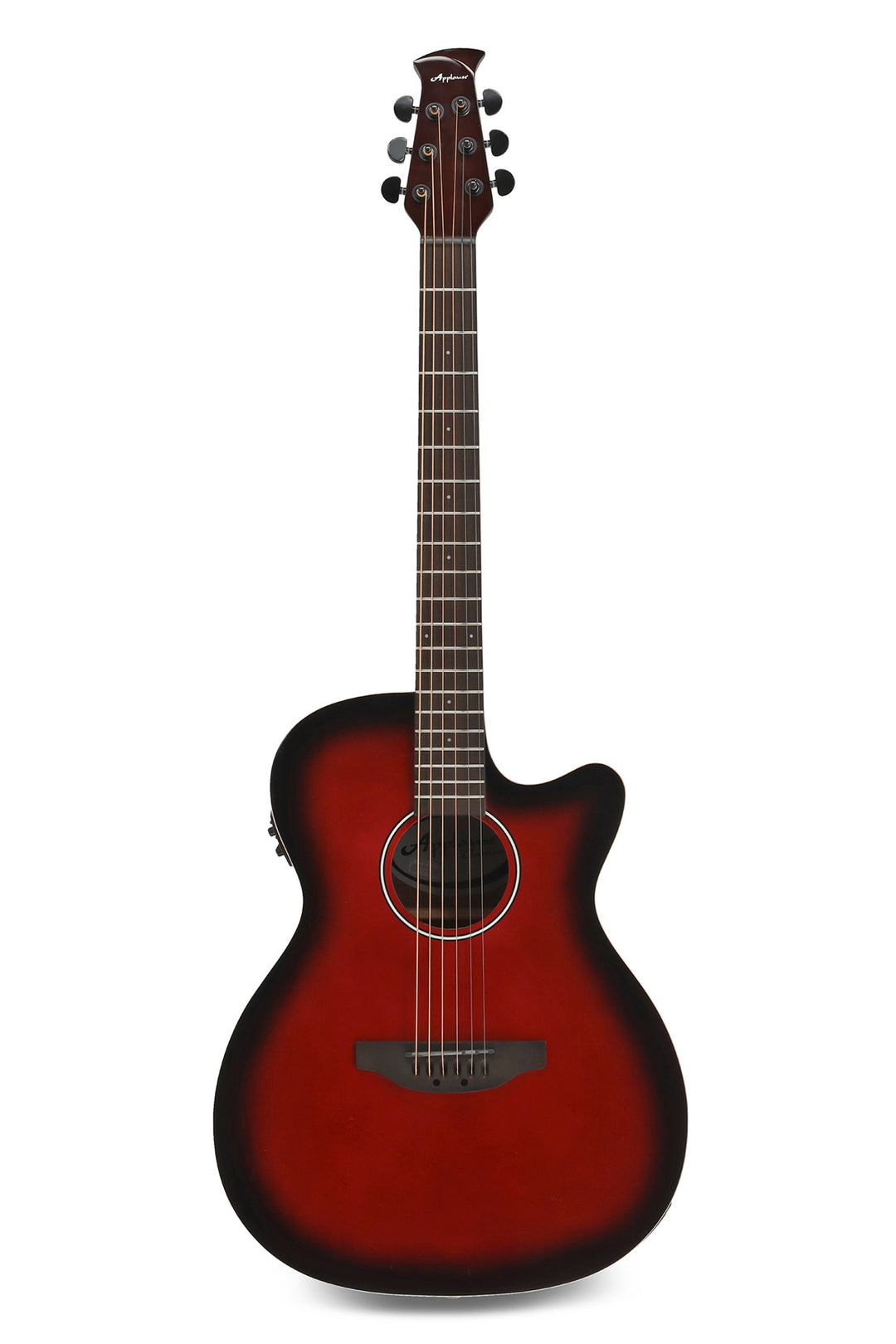 Applause E-Akustik Gitarren Jump OM Electro Cut Gloss - Cherry Burst (AEO-69-CB)