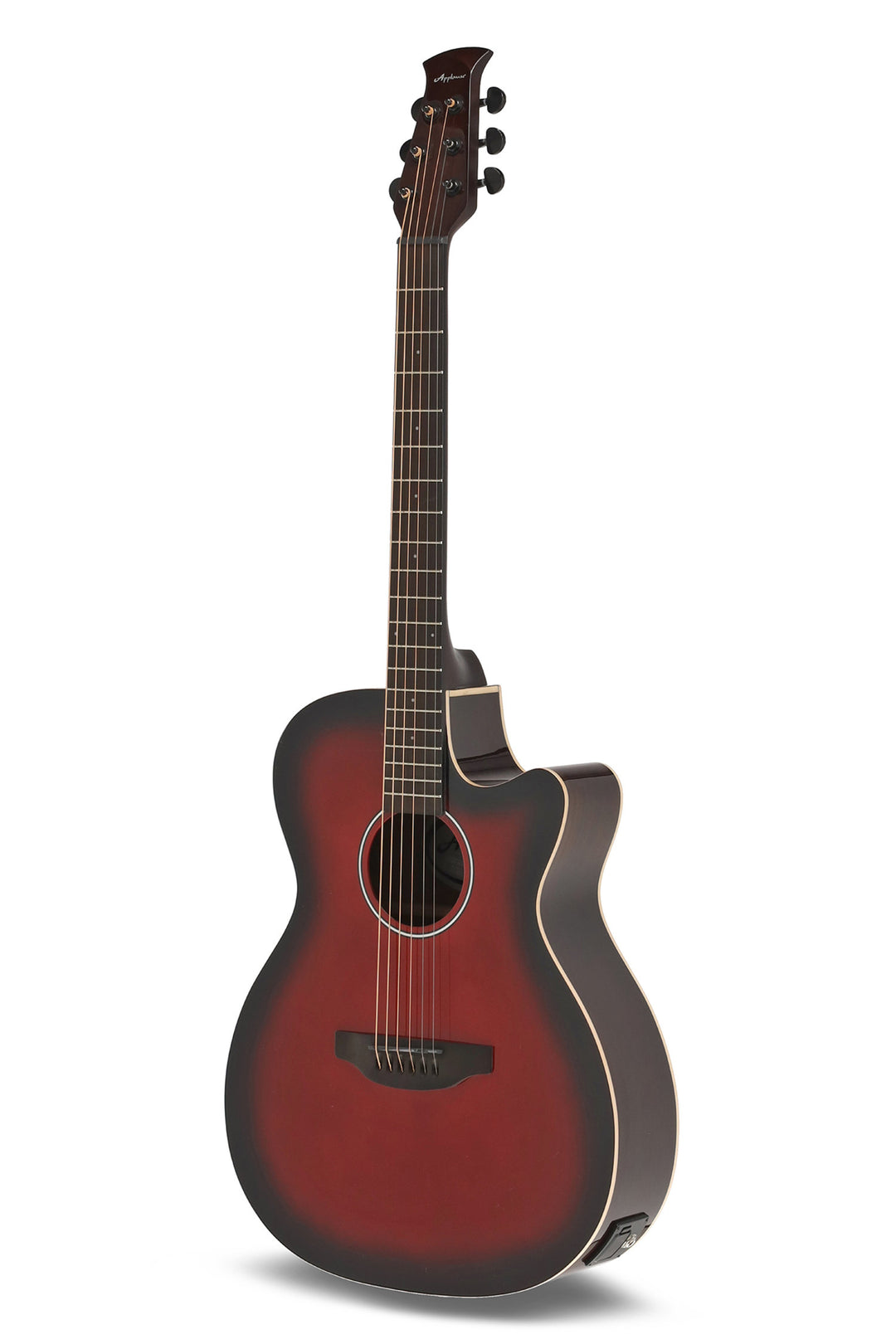 Applause E-Akustik Gitarren Jump OM Electro Cut Gloss - Cherry Burst (AEO-69-CB)