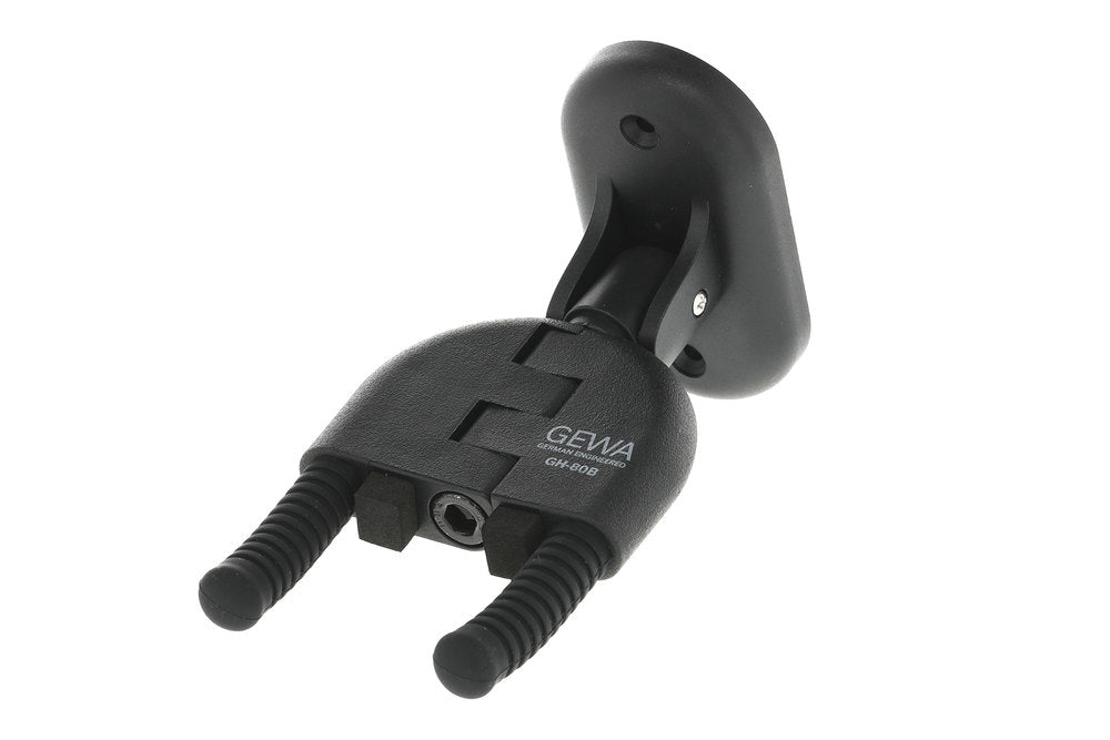 GEWA WallGrip Wandhalter GH-80B für Gitarren und bass, schwarz