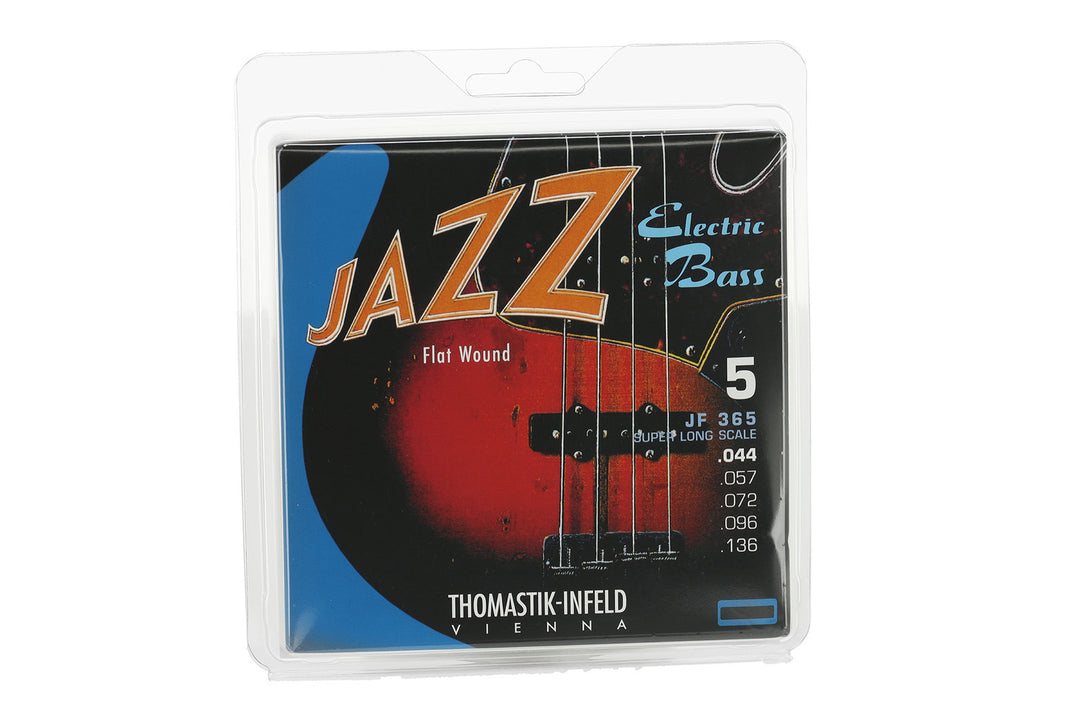 Thomastik-Infeld E-Bass Saiten Jazz Bass Flat wound - set 5-str. super long (JF365)
